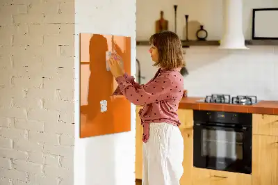 Magnetic writing board orange