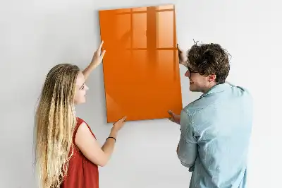 Magnetic writing board orange