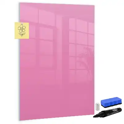 Magnetic dry erase board pink
