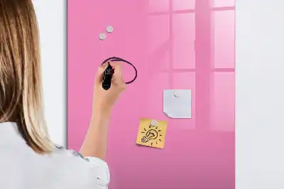 Magnetic dry erase board pink