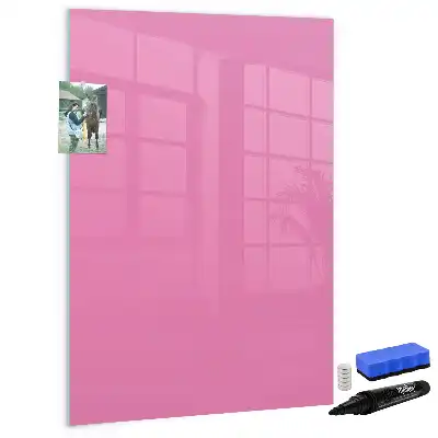 Magnetic dry erase board pink