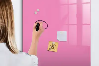 Magnetic dry erase board pink