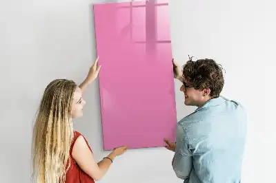 Magnetic dry erase board pink