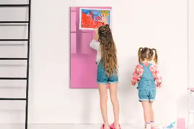 Magnetic dry erase board pink