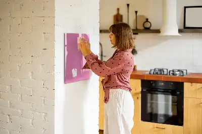 Magnetic dry erase board pink