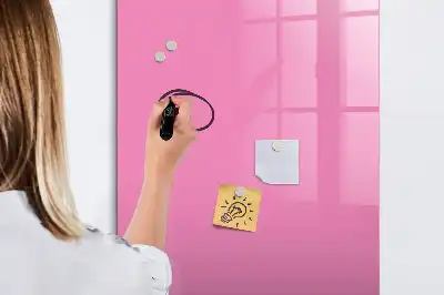 Magnetic dry erase board pink