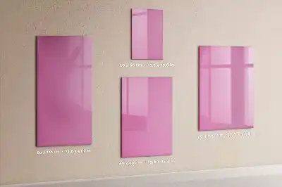 Magnetic dry erase board pink