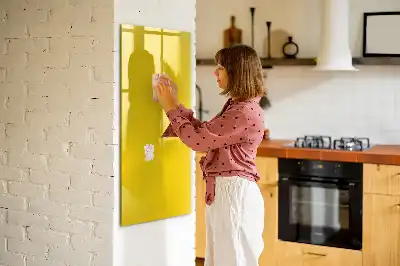 Magnetic writing board light yellow