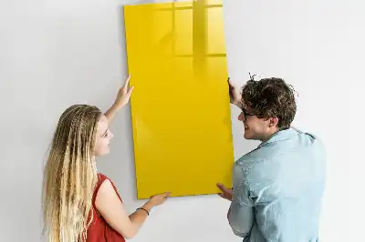 Magnetic writing board light yellow