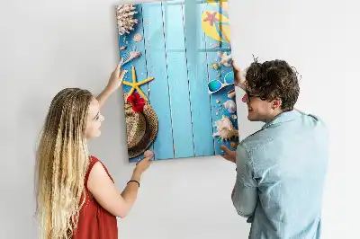 Magnetic writing board beach set
