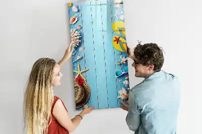 Magnetic writing board beach set