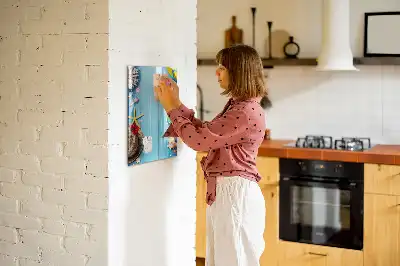 Magnetic writing board beach set