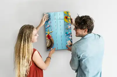 Magnetic writing board beach set