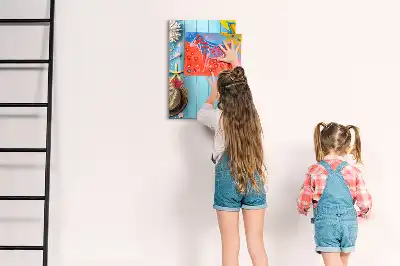 Magnetic writing board beach set