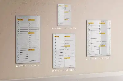 Magnetic writing board to-do list design