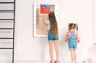 Magnetic dry erase board to-do list