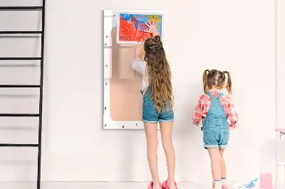 Magnetic dry erase board to-do list