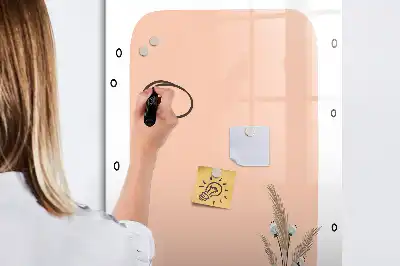Magnetic dry erase board to-do list