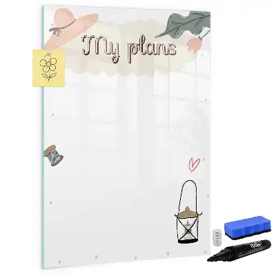 Magnetic writing board my plans design