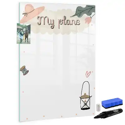 Magnetic writing board my plans design