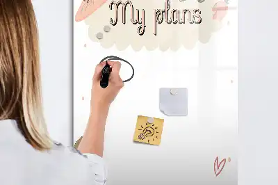 Magnetic writing board my plans design