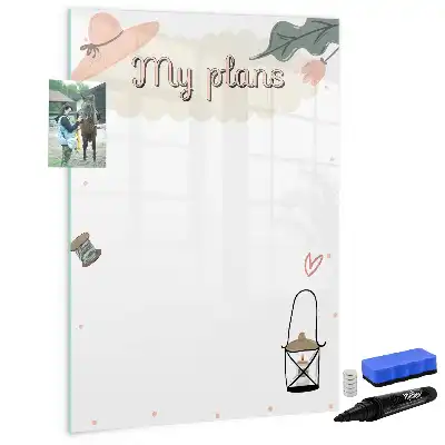 Magnetic writing board my plans design