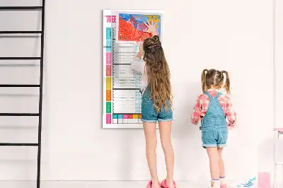 Weekly meal planner magnetic erase board
