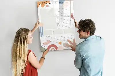 Magnetic writing board daily planner