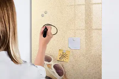 Magnetic dry erase board sandbar style