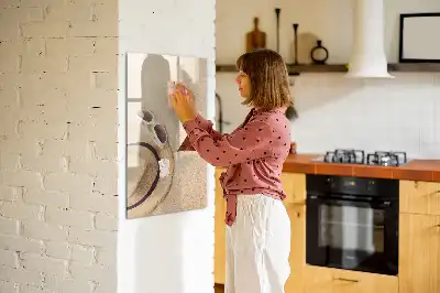 Magnetic dry erase board sandbar style