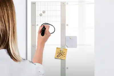 Weekly planner magnetic erase board