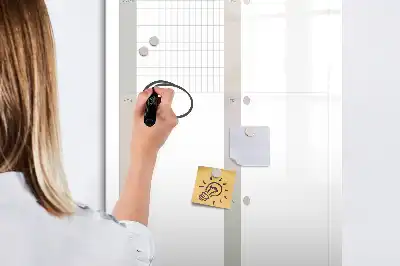Weekly planner magnetic erase board