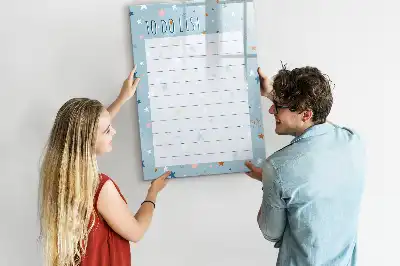 Magnetic dry erase board for to-do lists