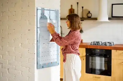 Magnetic dry erase board for to-do lists