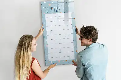 Magnetic dry erase board for to-do lists