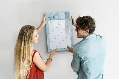 Magnetic dry erase board for to-do lists
