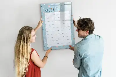 Magnetic dry erase board for to-do lists