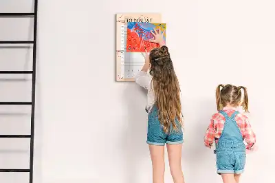 Magnetic writing board for to-do lists