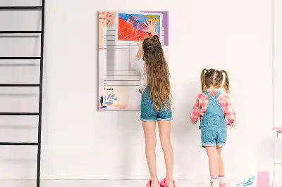 Magnetic writing board to-do list for tasks