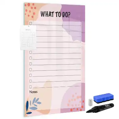 Magnetic writing board to-do list for tasks