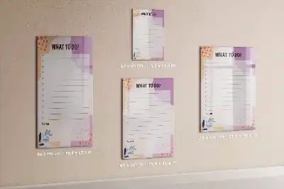 Magnetic writing board to-do list for tasks
