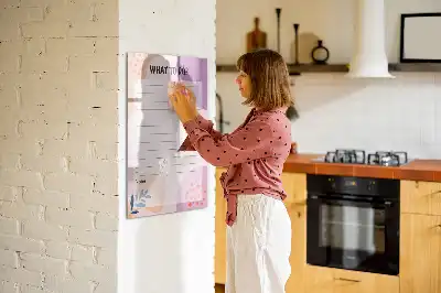 Magnetic writing board to-do list for tasks