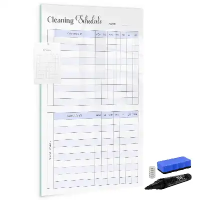 Magnetic writing board cleaning schedule