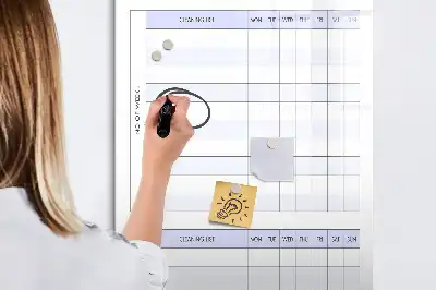 Magnetic writing board cleaning schedule