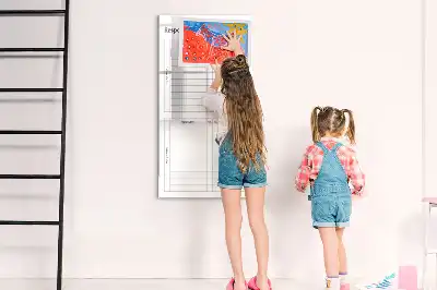 Magnetic writing board for task lists