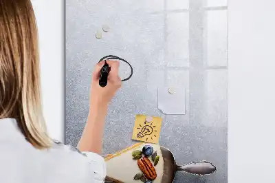 Magnetic dry erase board slice of cake design