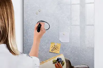 Magnetic dry erase board slice of cake design