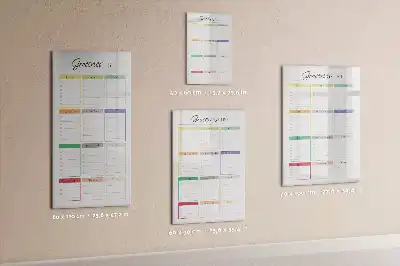 Magnetic writing board for shopping lists