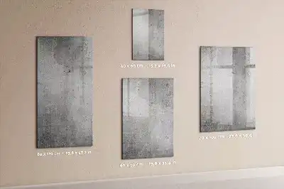 Magnetic writing board in light concrete