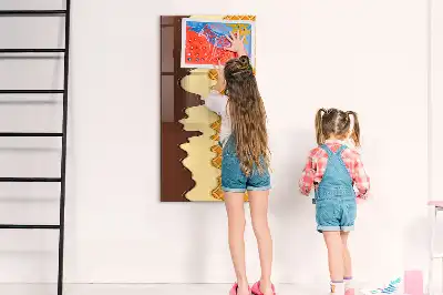 Magnetic writing board ice cream with topping theme